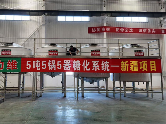 桂阳精酿啤酒设备厂—5吨精酿啤酒设备—新疆项目